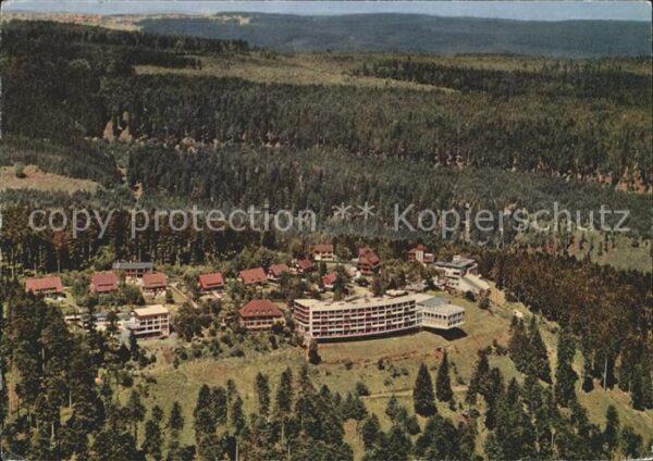 Wildbad Schwarzwald Fliegeraufnahme Somemrberg