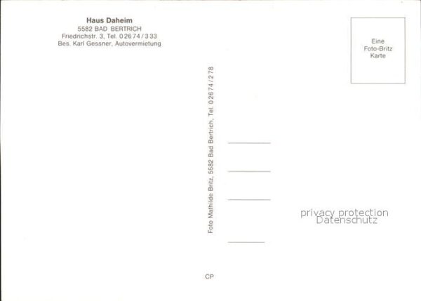 Bad Bertrich Haus Daheim – Bild 2