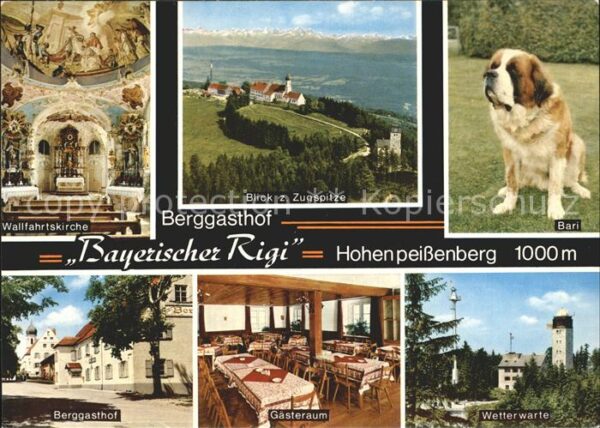 Hohenpeissenberg Terrassencafe Bayerischer Rigi Hund Bar