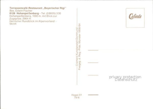 Hohenpeissenberg Terrassencafe Bayerischer Rigi Zugspitz – Bild 2