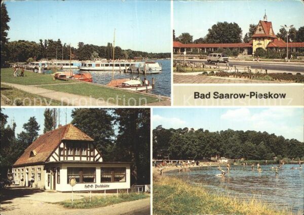 Bad Saarow-Pieskow Anlegestelle Weissen Flotte Schwanenwie