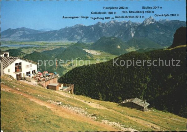 Pfronten Berghotel Breitenberg Hochalpe Säuling