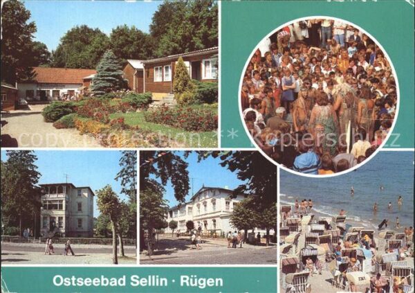 Sellin Ruegen Neptunfest Strand FDGB Erholungsheim