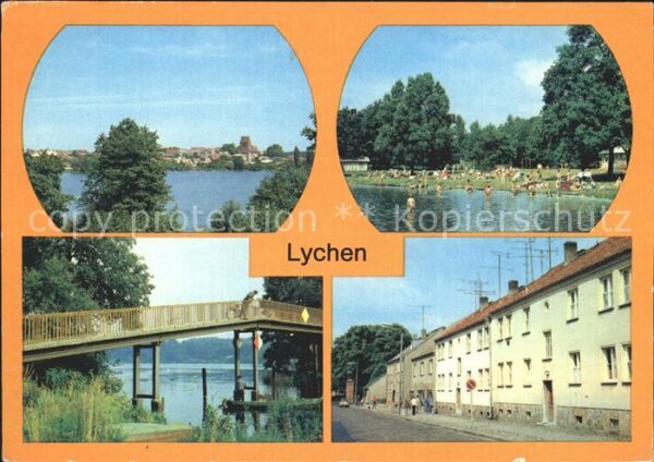 Lychen Stadtsee Strandbad Grossen Lychensee Fu