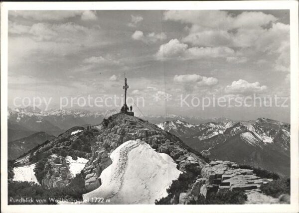 Rottach-Egern Wallberggipfel Kreuz