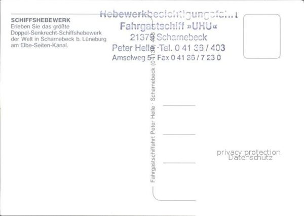 Scharnebeck Lueneburg Hebewerksbesichtigungsfahrt Werk – Bild 2