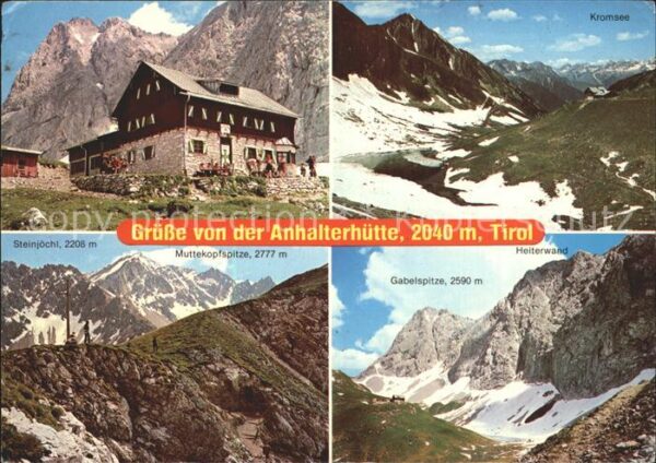 Anhalter Huette Steinjöchl Kromsee Gabelspitze Heiterwa