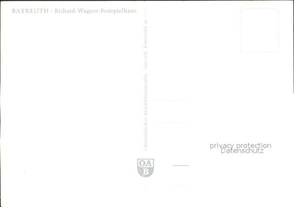 Bayreuth Richard-Wagner-Festspielhaus – Bild 2