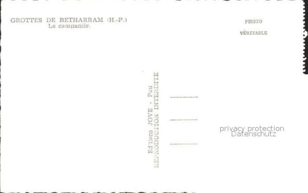 Hoehlen Caves Grottes Betharram Campanile – Bild 2