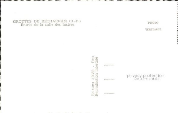 Hoehlen Caves Grottes Betharram Entree de la salle des lustre – Bild 2