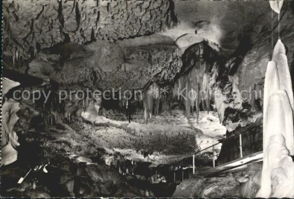 Hoehlen Caves Grottes Betharram Pluie de stalactites