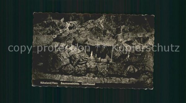 Hoehlen Caves Grottes Rübeland Harz Baumannshöhle Goethesaal
