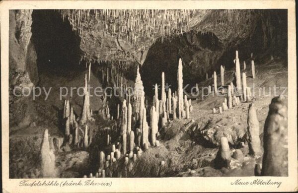 Hoehlen Caves Grottes Teufelshöhle Neue Abteilung