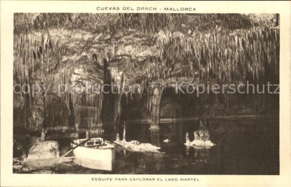 Hoehlen Caves Grottes Cuevas del Drach Mallorca Esquife Lago