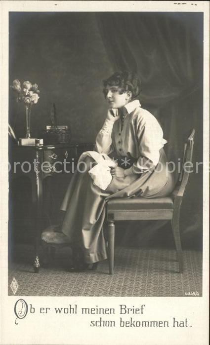 Foto PFB Nr. 4349/4 Frau Brief
