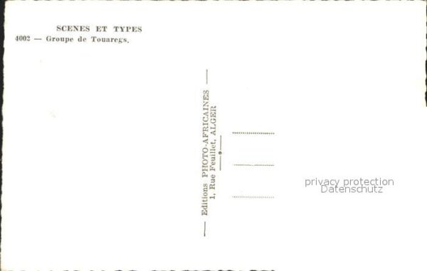 Scenes et Types Nr. 4002 Groupe de Touaregs – Bild 2