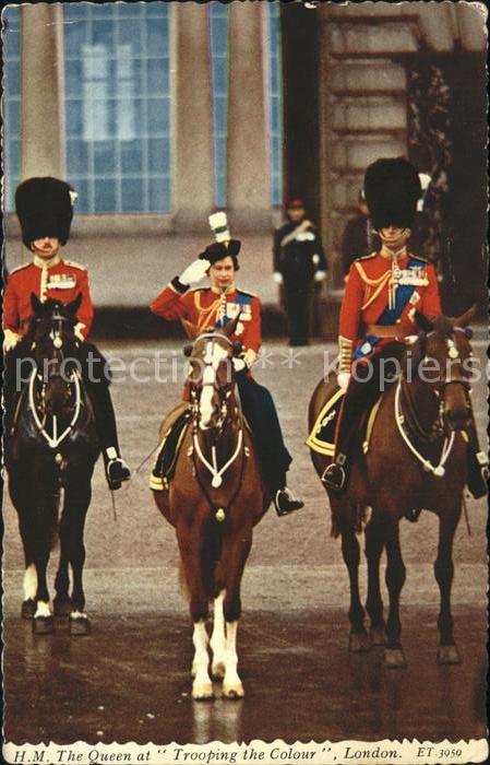 Adel England Queen Elizabeth II. Trooping the Colour