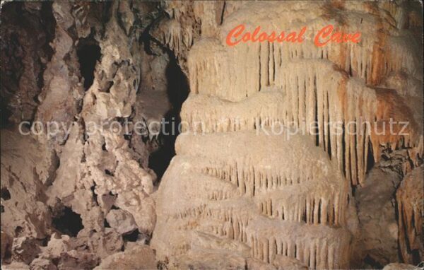 Hoehlen Caves Grottes Colossal Cave Frozen Waterfall