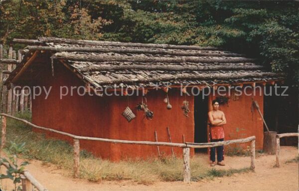 Indianer Native American Oconaluftee Indian Village Cherokee Nor