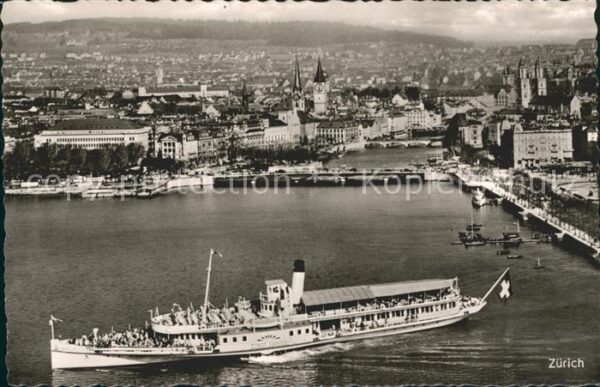 Dampfer Seitenrad Stadt Zürich