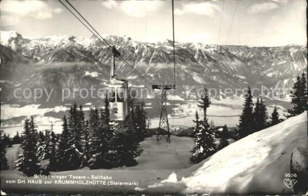 Seilbahn Schladminger Tauern Haus Steiermark Kru