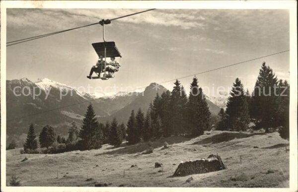 Sessellift Oberstdorf Rubihorn Nebelhorngruppe Sch