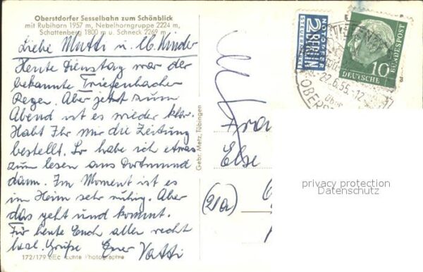 Sessellift Oberstdorf Rubihorn Nebelhorngruppe Sch – Bild 2