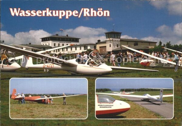 Segelflug Gliding Vol-Voile Vuolo-a-Vela Wasserkuppe Rhön Segelflugschule