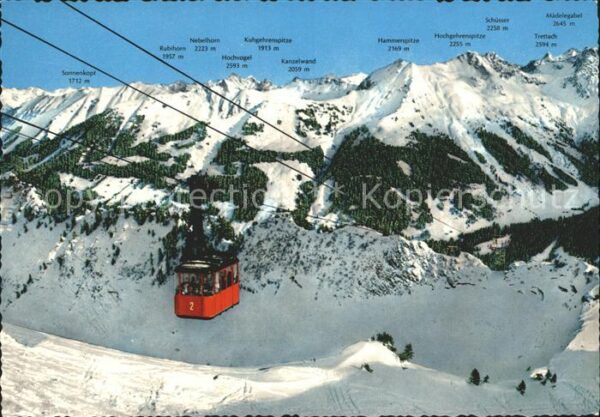 Seilbahn Walmendingerhorn Mittelberg Kleinwalser