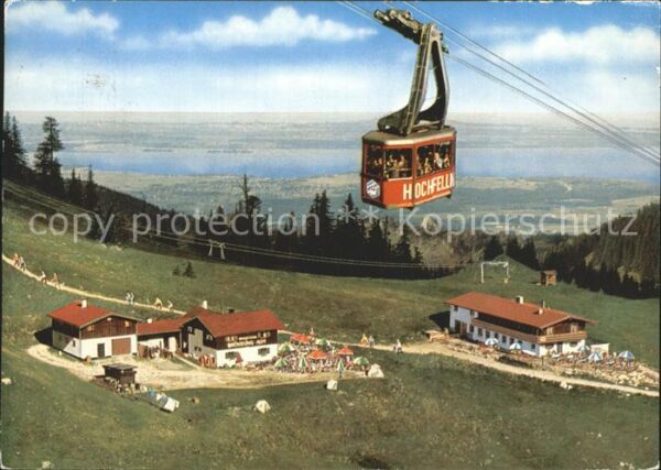 Seilbahn Hochfelln Bründlingalm  Chiemsee