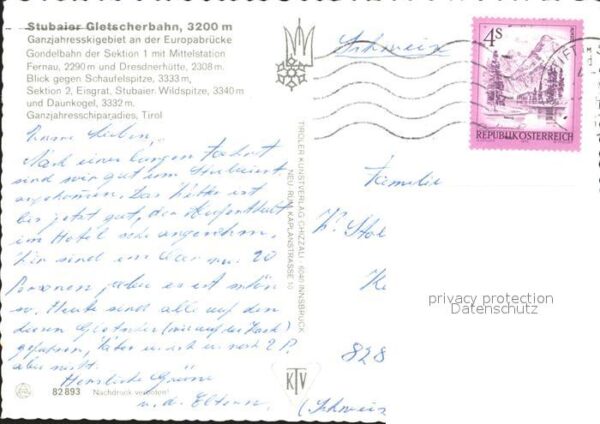 Seilbahn Stubaier Gletscherbahn Mittelstation Fe – Bild 2