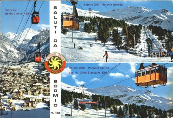Seilbahn Bormio Funivia Monte Ciuk Sciovia Nevad