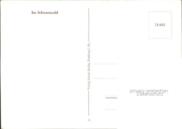 Trachten Schwarzwald Bollenhut - P O S T K A R T E -  - P O – Bild 2