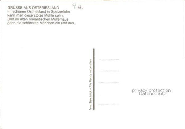 Windmuehle Ostfriesland Spetzerfehn Mädchen – Bild 2