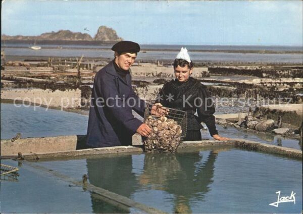 Meerestiere Austern Huitres Cancale Costume Trachte