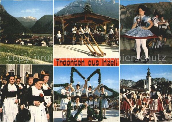 Trachten Inzell Tanz Alphornbläser