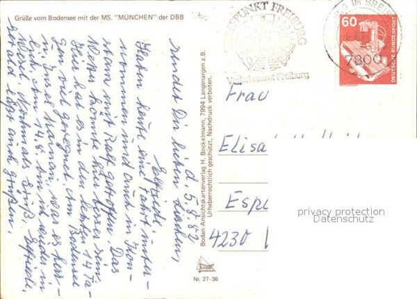 Motorschiffe MS München Bodensee Unteruhldingen Pfah – Bild 2