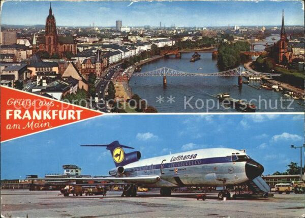 Lufthansa Frankfurt am Main Flughafen Mainufer Do