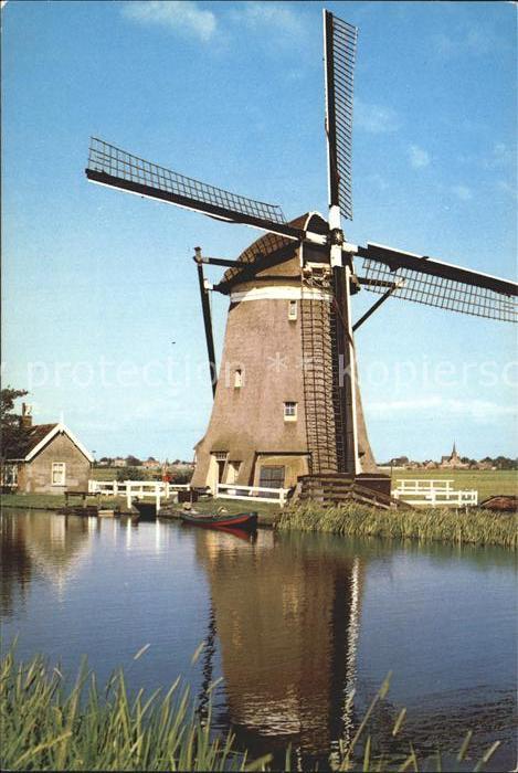 Windmuehle Zoeterwoude Holland Poldermolen Zelden