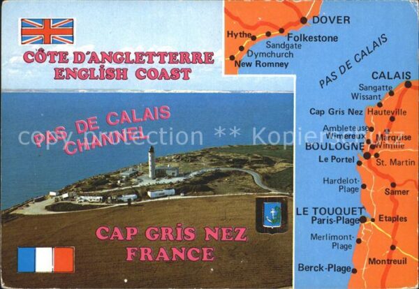 Leuchtturm Lighthouse Cap Gris Nez Pas de Calais Cote d_Angle