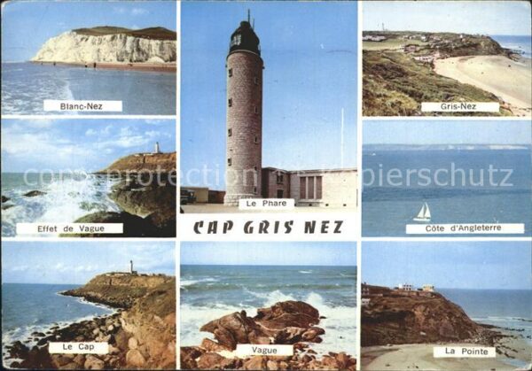 Leuchtturm Lighthouse Phare Cap-Gris-Nez Blanc-Nez Vague Poin