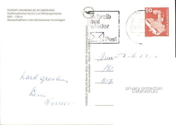 Wassermuehle Wasserkraftrad Bockswiese Kuranlagen Ha – Bild 2