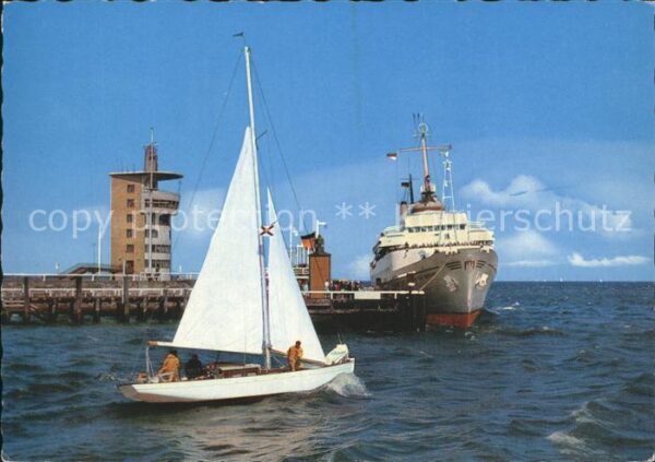 Segelboote An der Alten Liebe Cuxhaven