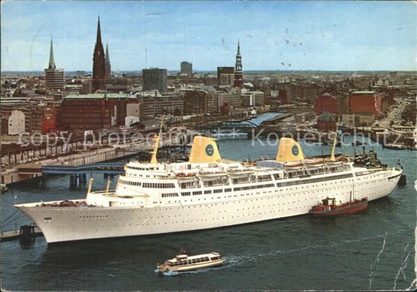 Schiffe Ships Navires Kungsholm Hamburg Überseebrücke