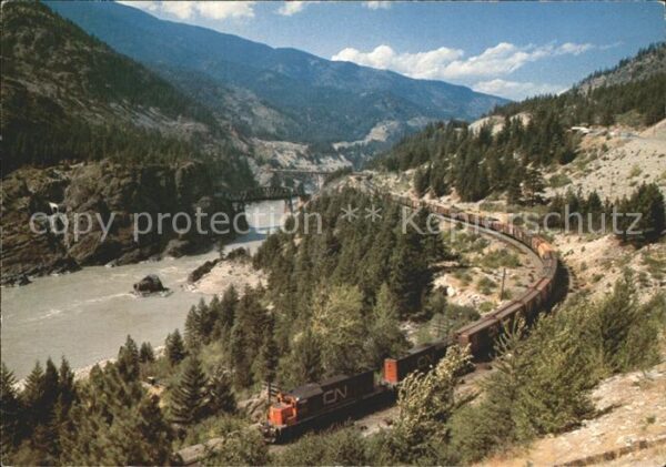 Eisenbahn Fraser Canyon British Columbia Canada