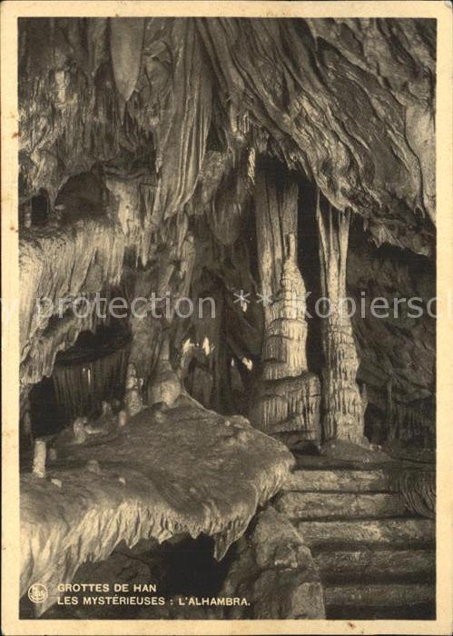 Hoehlen Caves Grottes Han Les Mysterieuses Alhambra