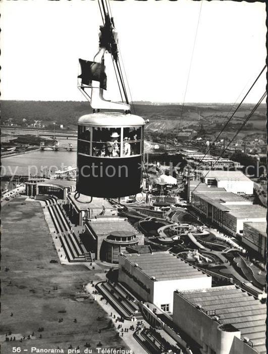 Exposition Internationale Liege 1939 Panorama pris du Teleferique