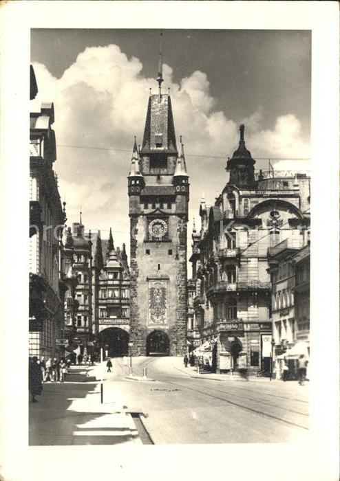 Foto Mueller Adolf Freiburg im Breisgau Bertholdsbrunnen M