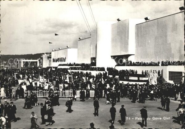 Exposition Internationale Liege 1939 Palais du Genie Civil