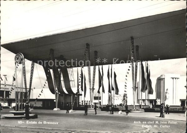 Exposition Internationale Liege 1939 Entree de Bressoux